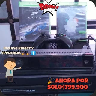 Xbox One Más Control Más Kinect Más 4 Películas