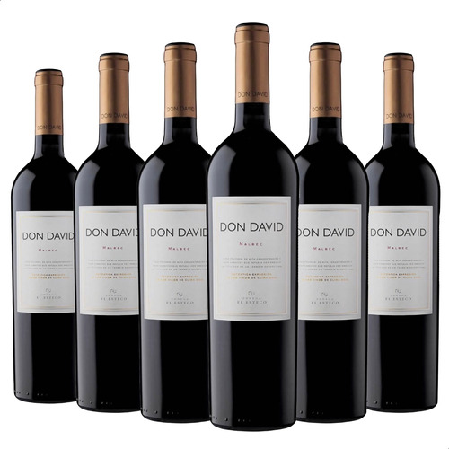 Vino Tinto Don David Malbec El Esteco Caja X6 - 01mercado