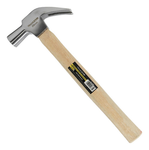 Martelo Unha Tradestar Aço Com Cabo De Madeira 29mm