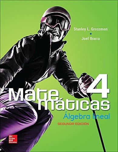 Libro Matematicas 4 Algebra Lineal / Grossman / Mcgraw Hill