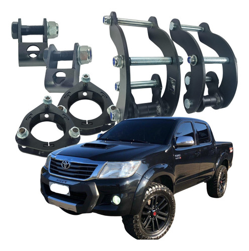 Kit Lift Com Jumelos 2 Pol Suspensão Toyota Hilux Srv 2014