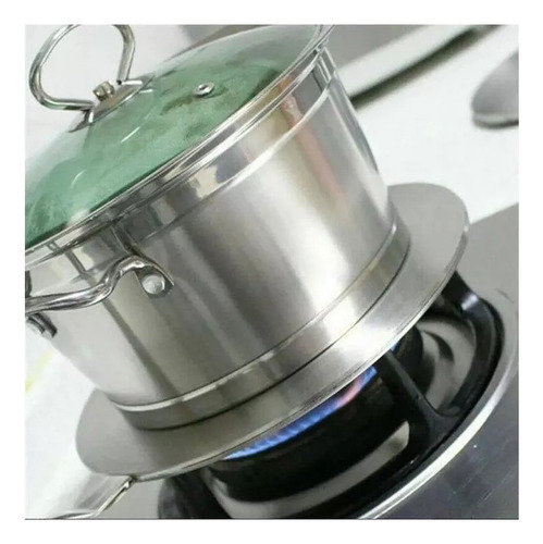 Adaptador Fogão De Indução Inox Placa 20cm Difusor Conversor