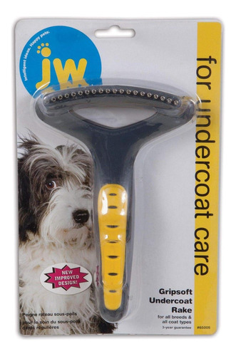 Jw Pet Company Gripsoft Rastrillo Para Capa Inferior Cepillo