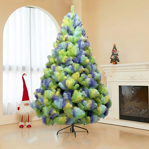 Árbol Pino Navidad Artificial Decorativo 1.9 Mts 1530 Ramas Color Multicolor