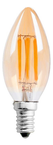Lâmpada De Filamento Led Golden 4w 110v Luz Quente Cor da luz Branco-quente
