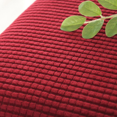2 Pares (2pattern) Sofá Reposabrazos Sillón Rojo