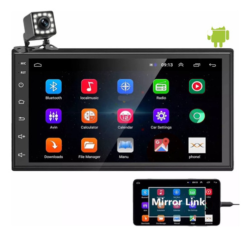 Radio Universal Auto Bluetooth Android Touch Screen 7 Pulgad