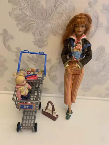 Corpo articulado Grávida com bebê para Boneca Barbie