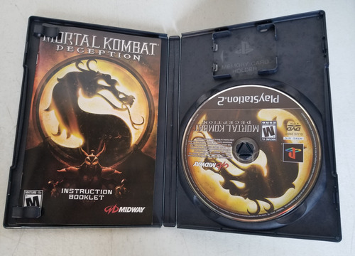 Mortal Kombat Deception Para Play 2 Formato Fisico Original (Usado)
