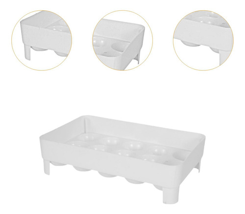 Soporte Para Huevos Para Refrigerador, Contenedor Para