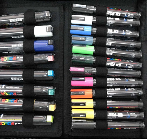 Imagen 6 de 6 de Cartuchera Set Uni Posca Surtido X 48 Colores