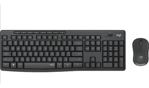 Imagem 3 de 4 de Kit Teclado E Mouse S/fio Logitech Mk295 Silent Touch Abnt2