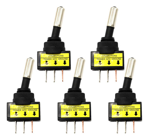 Xj 5 Unids 12 V 20a Led Lámpara Con/ Interruptor De Azul