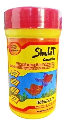 Imagen 2 de 4 de Shulet Carassius en Escamas para Peces Agua Fría 20 gr