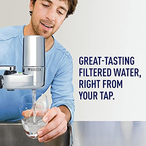 Sistema De Filtro De Agua Brita Basic Faucet, Cromado, 1 Uni
