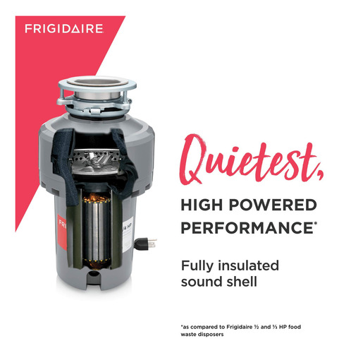 Triturador De Lixo Frigidaire Ff13dispc1 1,25 Hp Para Cozinh