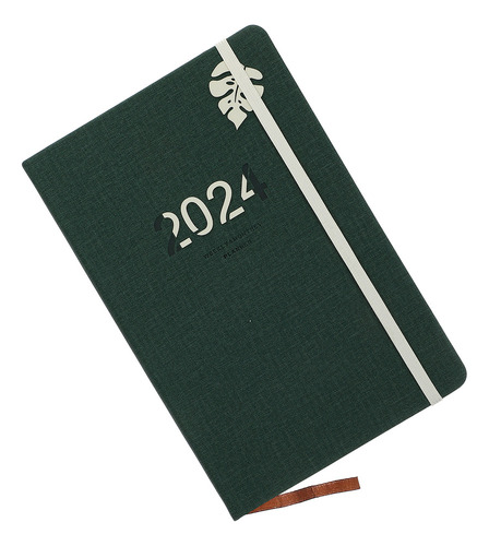 Planner 2024, Calendário Inglês, Tamanho A5, Com Renda,
