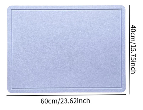 Tablero De Rompecabezas Plegable, Alfombrilla Azul 40cmx60cm