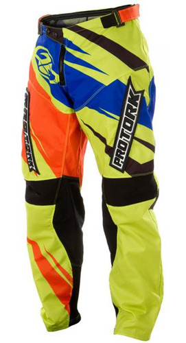 Pantalon Modelo Insane 4 Adulto Talle 42 Amarillo/naranja 42