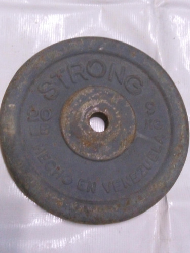 Disco De 9 Kilogramos Para Levantamiento De Pesas (Usado)