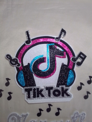 Topper Cake En Foami De Tiktok Adorno Para Torta En Foami