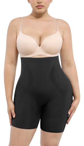 Short Reductor Modelador Invisible Magico Levanta Glúteos Negro Xxl