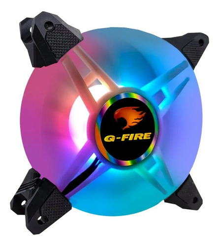 Fan Cooler Gamer Led Multicolor Rgb 120x120mm Ew2112a G-fire