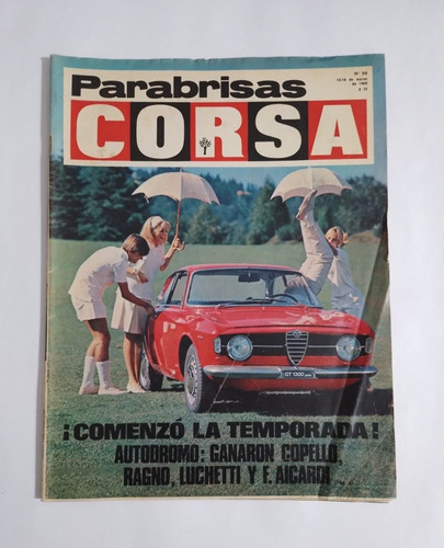 Corsa 99 Comenzó La Temporada 1968 ,copello,ragno,luchetti