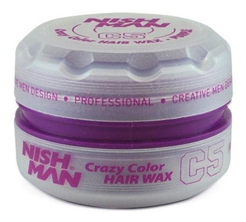 Cera Con Color Hombre Nishman 150ml Fijación Profesional