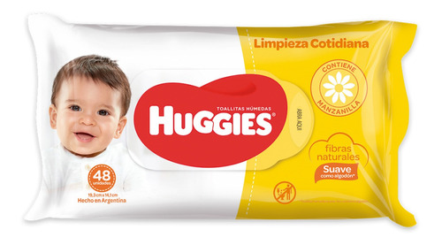 Toallitas Huggies Cotidianas X48