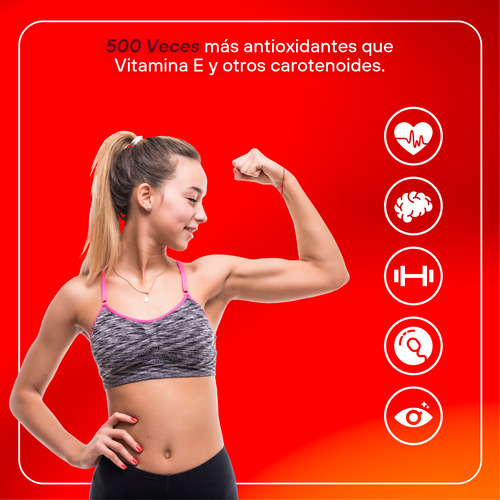 Astaxantina En Cápsulas (60caps- 450mg) Vizana Nutrition