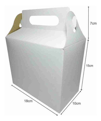 Imagen 3 de 5 de Cajita Feliz Cfz3 Sublimable X 10u Packaging Sublimar