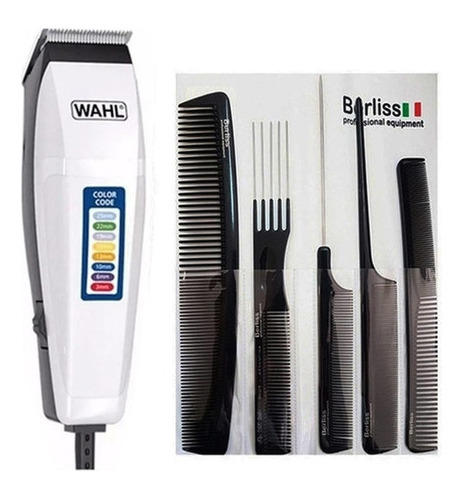 Maquina Wahl Corta Pelo Color Code + Set De Peines