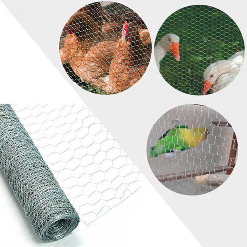Tela Viveiro Aves Pinteiro Galinheiro Passaros Rolo 50m 1/2