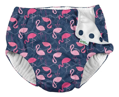 Pañal De Agua Reutilizable Iplay Wavy Flamingo