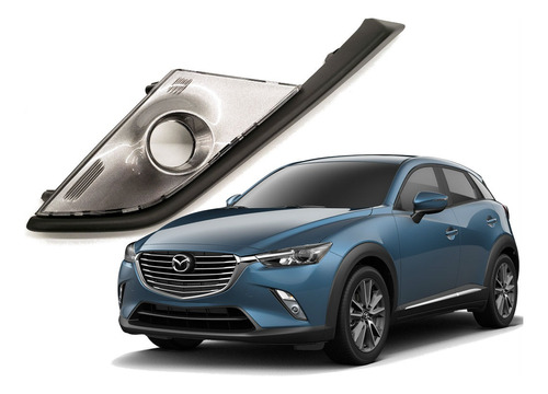 Rejilla Faro Auxiliar Mazda Cx3 Cx-3 2016 2017 2018 Derecho