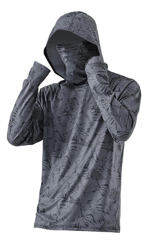 Sudadera Con Capucha De Protección Solar Para Hombre,