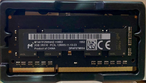 Memoria Ram 2gb Ddr3