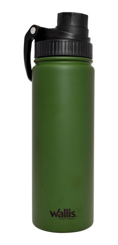 Botella Deportivo Acero Inoxidable Color Verde Wallis