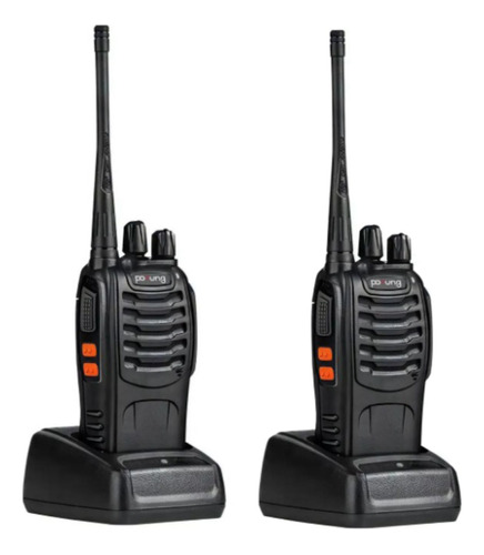 Walkie Talkie 2 Radios Con Cargador Bb-777s Baofeng 16 Canal