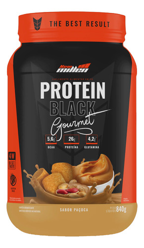 Protein Black Gourmet Pote 840g - New Millen