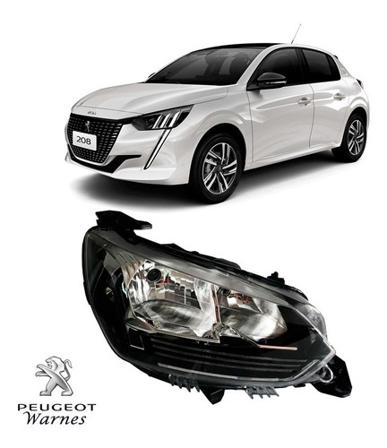 Optica De Peugeot 208 Like Derecha Sin Drl L Nueva 2020 2021