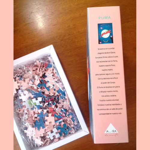 Rompecabezas Puzzle 500 Piezas Puma Animal De Poder Arte