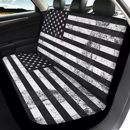 Zerodate Patético American Flag Car Rear Bench Protective Ca