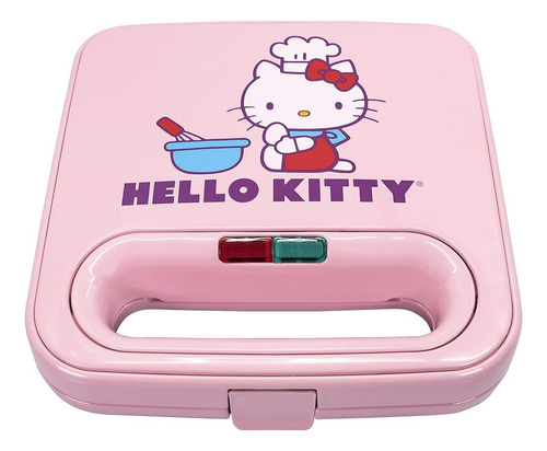 Uncanny Brands Hello Kitty Waffle Maker - Make Double Hello 