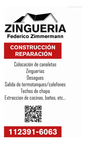 Zinguero De Obra, Reparaciones Y Colocación De Zinguerias 