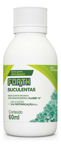 Fertilizante Forth Suculentas 60ml