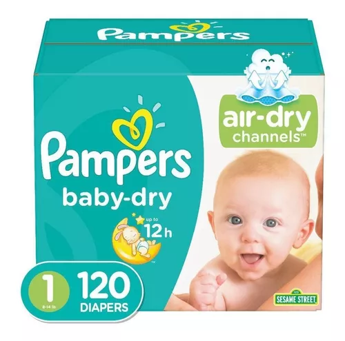 Oferta Pañales Pampers Baby Dry Etapa 1 120 Piezas Imp