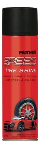 Mothers Speed Tire Shine Aerosol / Brillo En Llantas Color Blanco