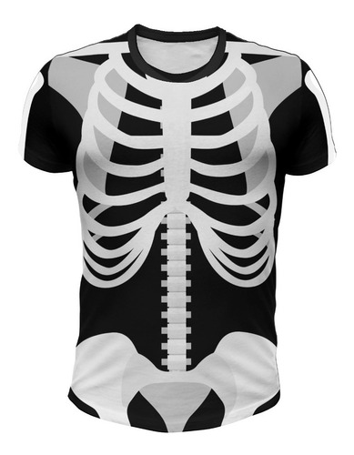 Remera Esqueleto Halloween Full Print